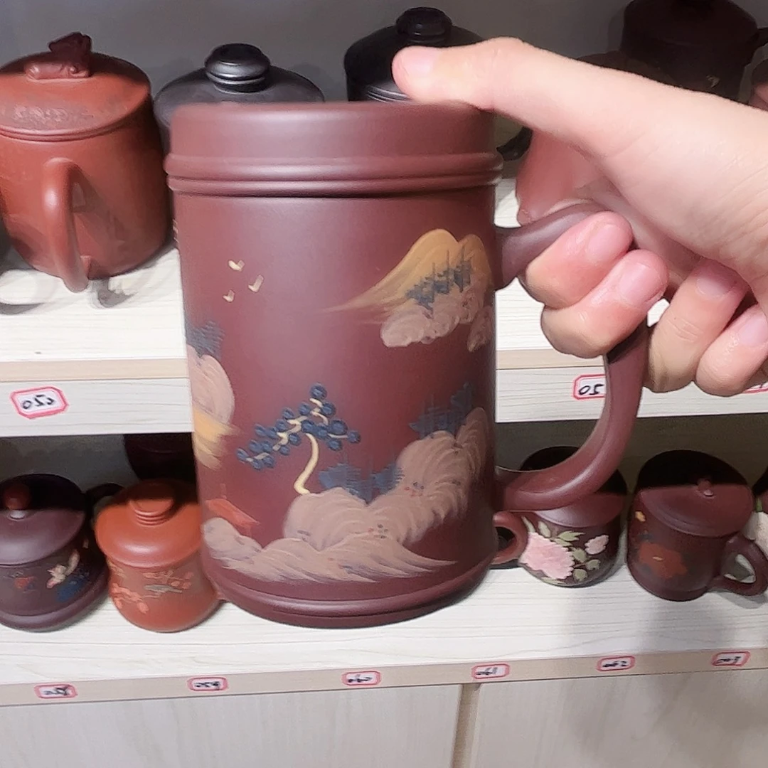 紫砂茶杯手工制作