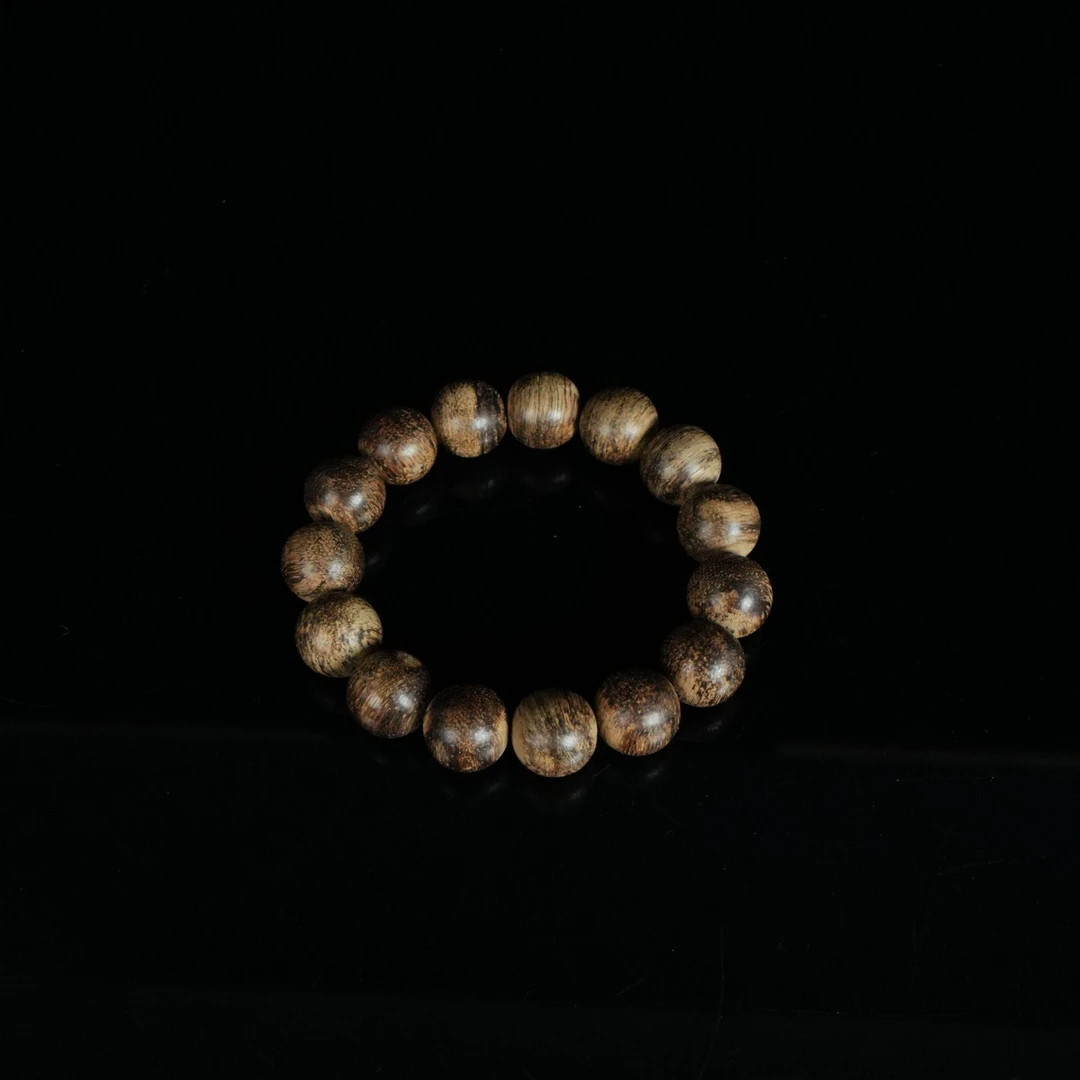 1120 印尼巴布亚土沉熟结沉香手串 1.46cm 8.73g