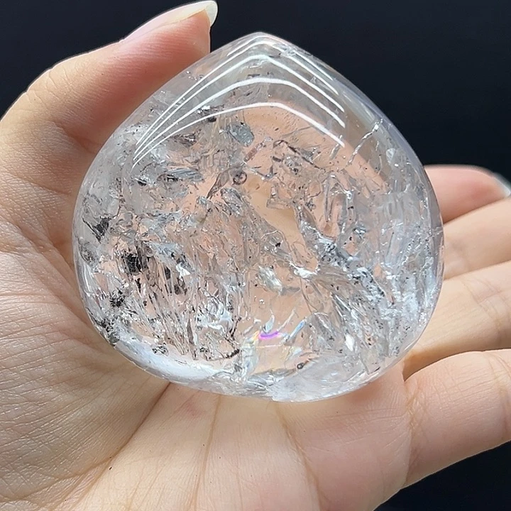 水晶珠宝半成品未镶嵌弥*✨流沙水胆