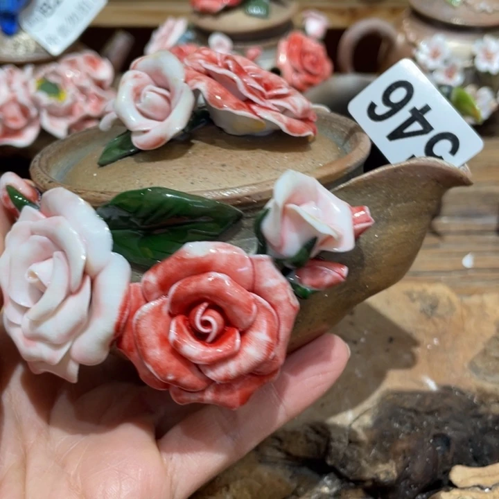 手工制作陶瓷茶具茶杯青蛙