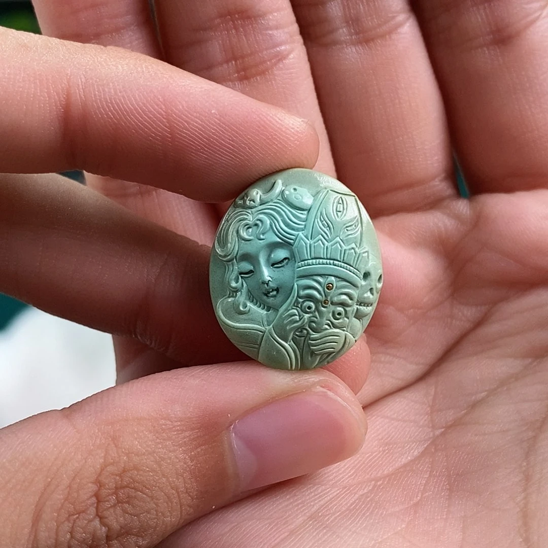 绿松石珠宝奇石未镶嵌冰*