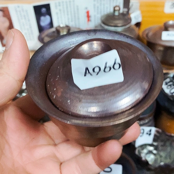 紫砂茶杯柴烧纯手工966