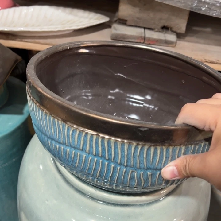 陶瓷花瓶摆件外贸出口微瑕捡漏高11口23公分