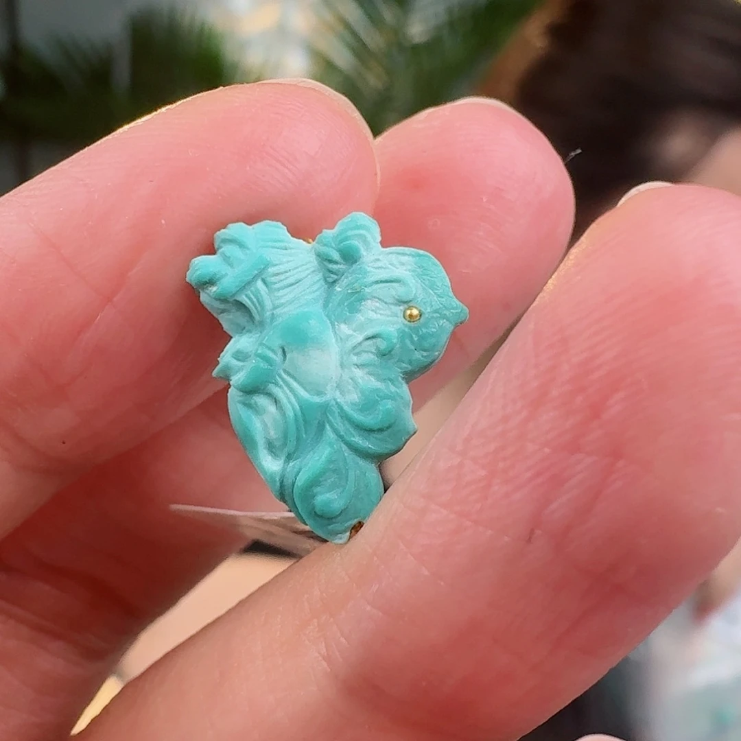 绿松石珠宝奇石未镶嵌