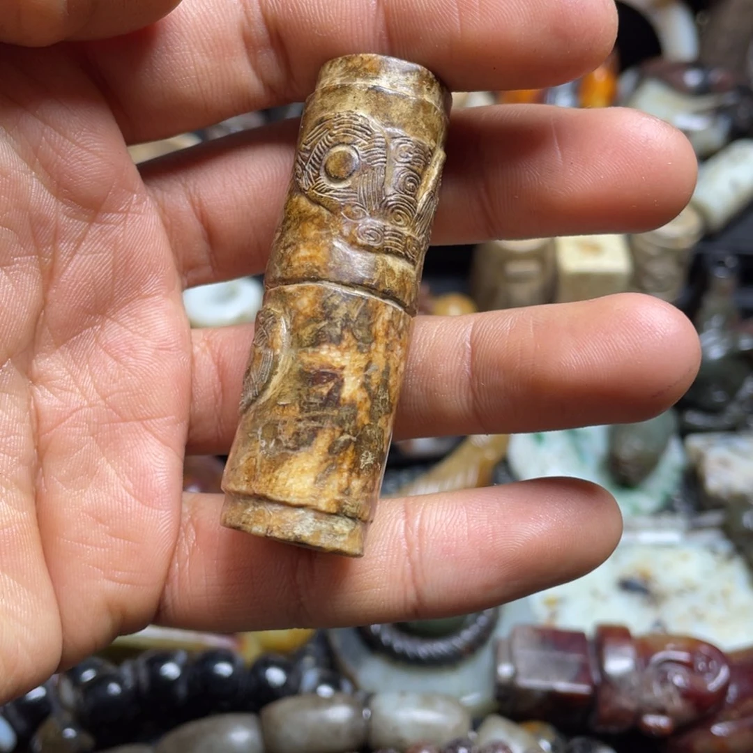 和田玉（糖玉）挂件未镶嵌大**料