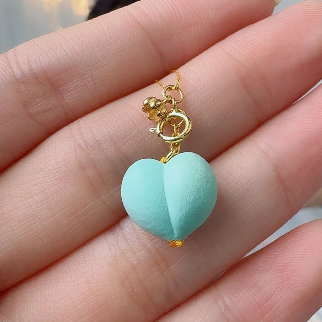 绿松石18K金镶嵌珠宝奇石