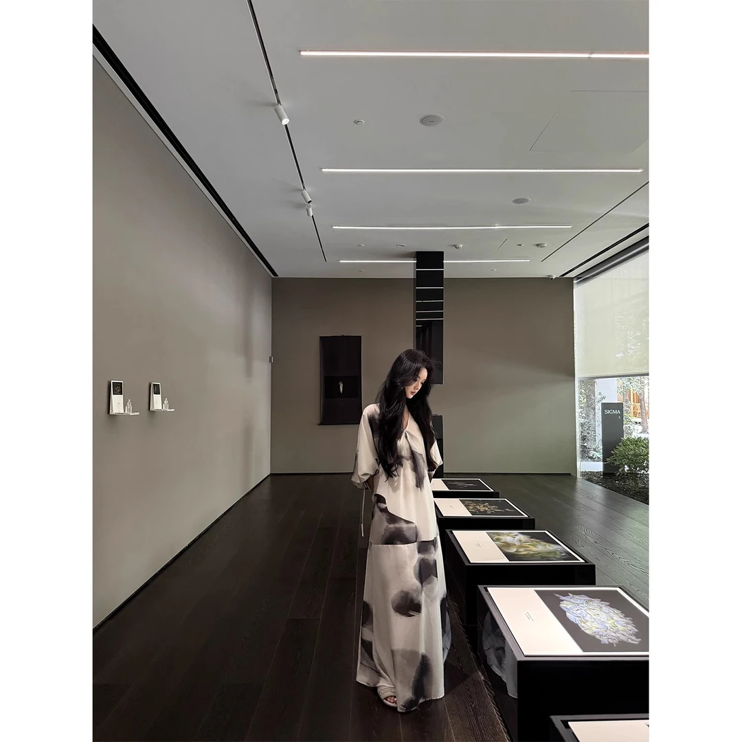 有洧Youwe 夏天巨好看连衣裙夏女2025海边度假高级感长裙子2044