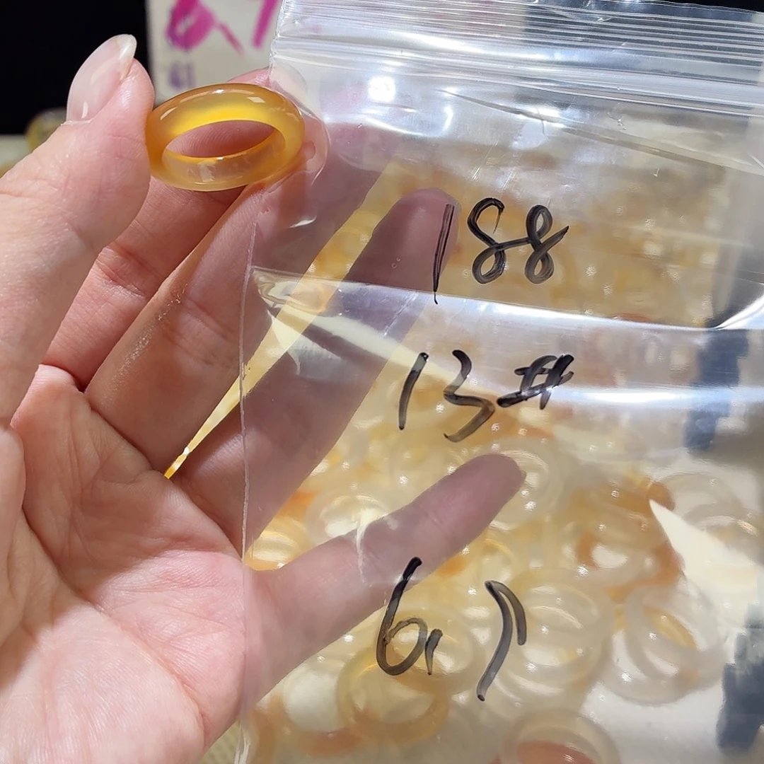 玛瑙/玉髓未镶嵌戒指188