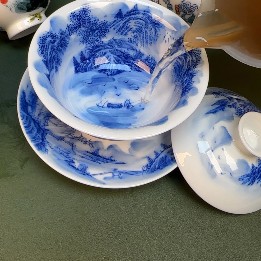 彦祖纯手工手绘茶具112