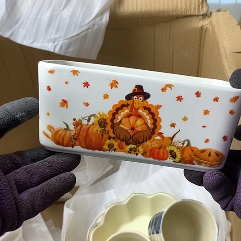 盘陶瓷制品满25拼单发货默认微瑕