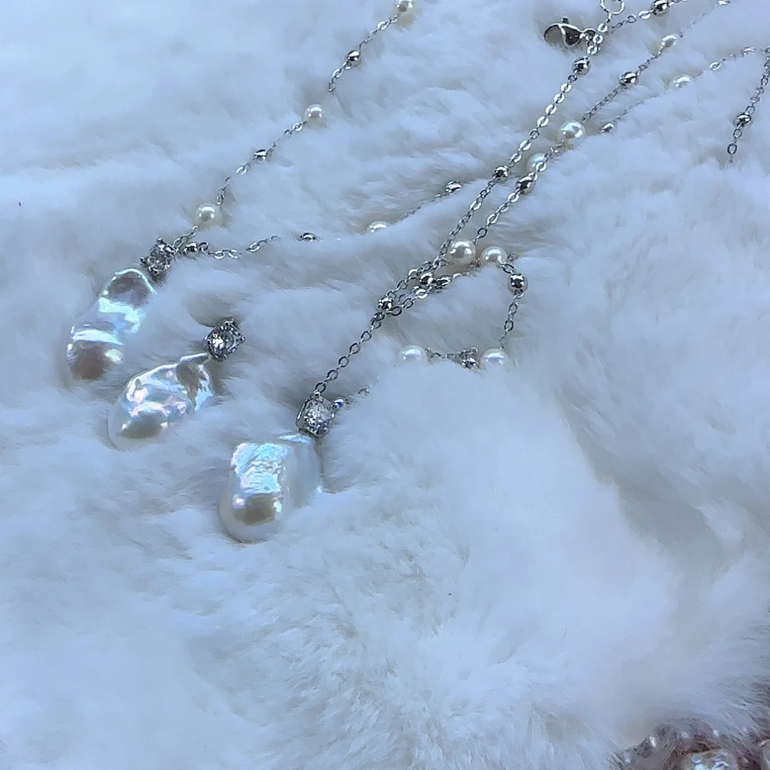 未镶嵌项链定制28淡水珍珠