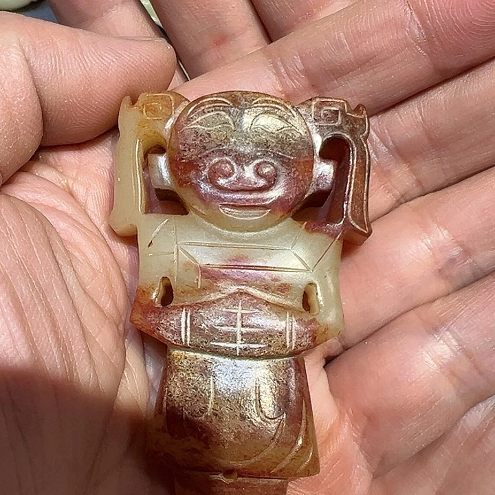 和田玉（糖玉）挂件未镶嵌心**快
