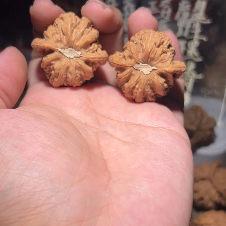 吊坠文玩核桃36密纹红宝石全品