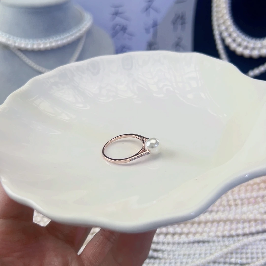 淡水珍珠项链手串耳饰吊坠银S925镶嵌