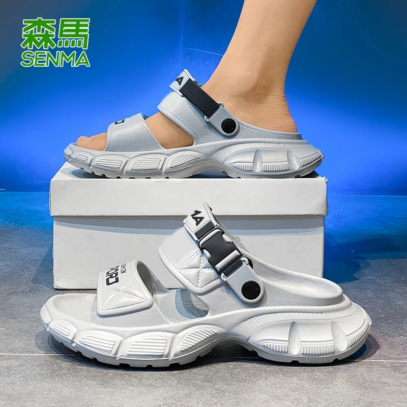 SENMA/森马拖鞋男夏季外穿2025新款防滑耐磨休闲户外运动沙滩凉鞋