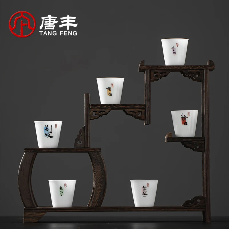 唐丰新疆手写品茗杯家用办公高端冰种玉瓷主人杯个人专用单杯喝茶