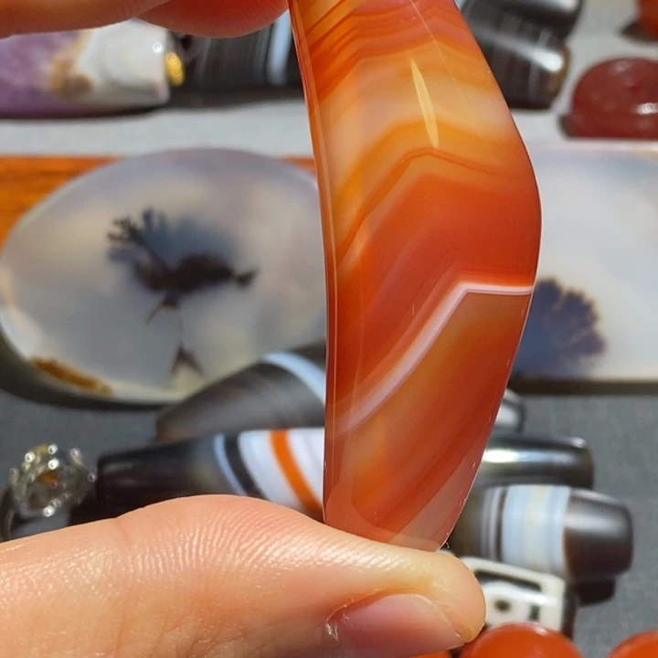 玛瑙/玉髓未镶嵌项链