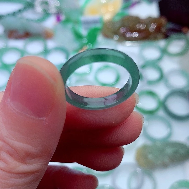 翡翠未镶嵌戒指天然翡翠