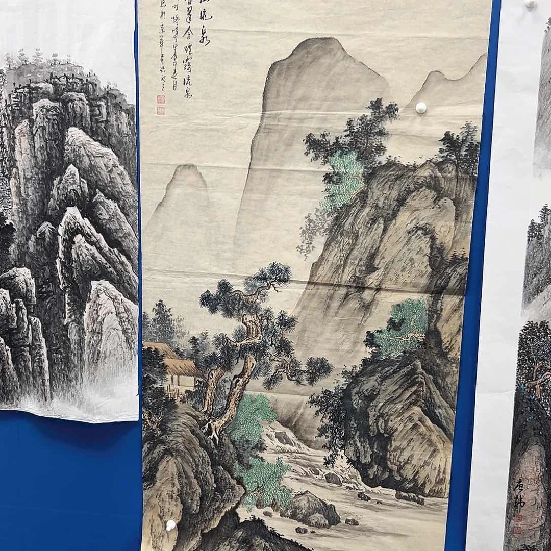 国画国画作品纯手绘作品