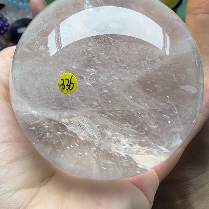 珠宝半成品未镶嵌水晶7.56厘米