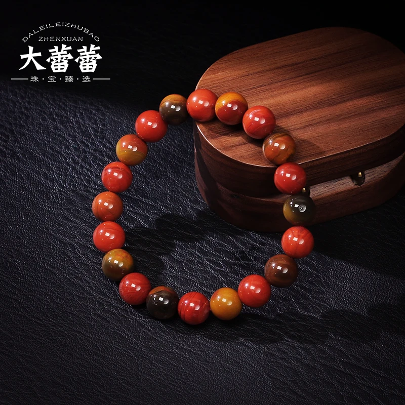 9mm包浆南红单圈-多样性发其一