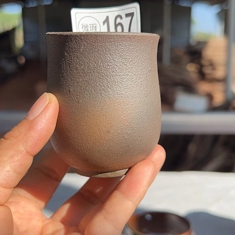 戬谷龙窑柴烧茶杯167