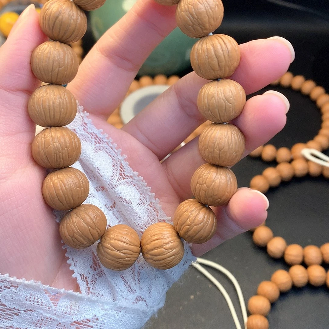 酥***橙猴头核桃手串土豪15