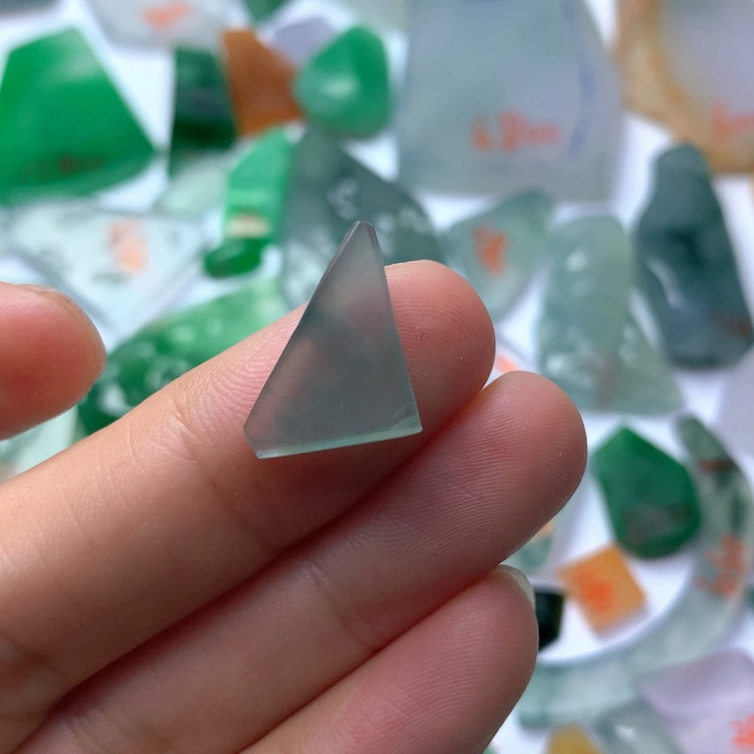 定制翡翠未镶嵌天然缅甸翡翠吊坠挂件