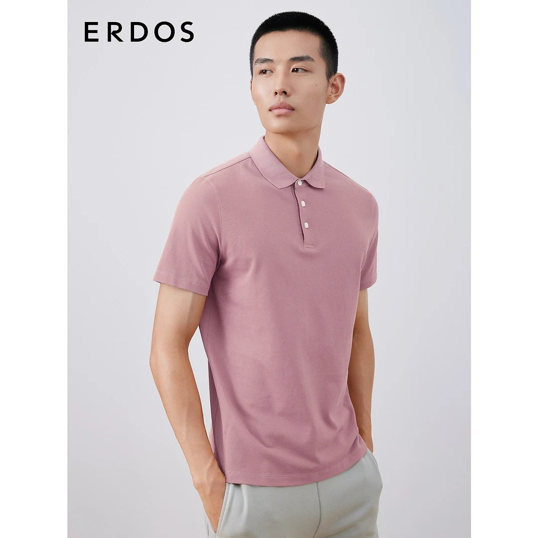 ERDOS 24HPolo都市轻装系列纯棉男士POLO衫春夏
