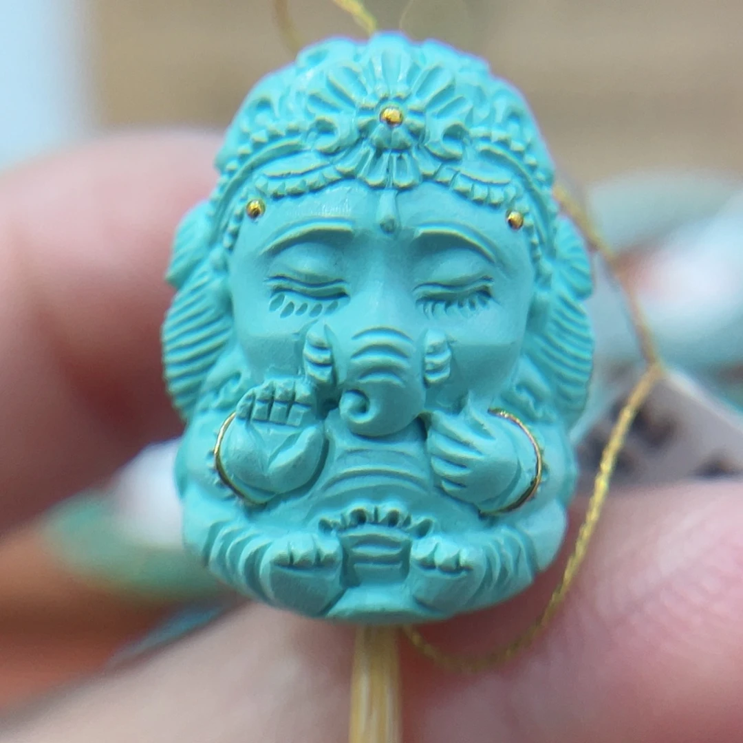 未镶嵌绿松石珠宝奇石