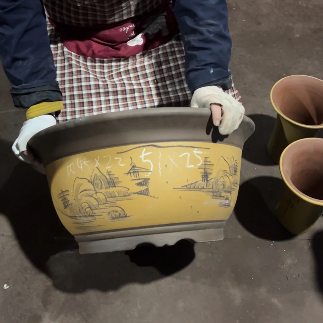 紫砂花盆紫砂花盆