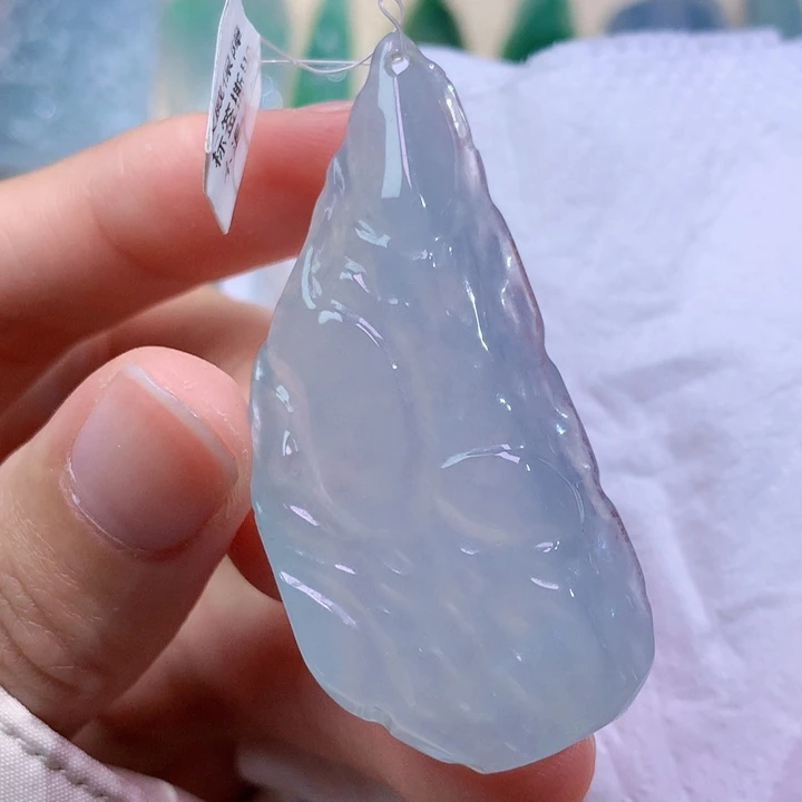 翡翠未镶嵌吊坠(不含链) 9073