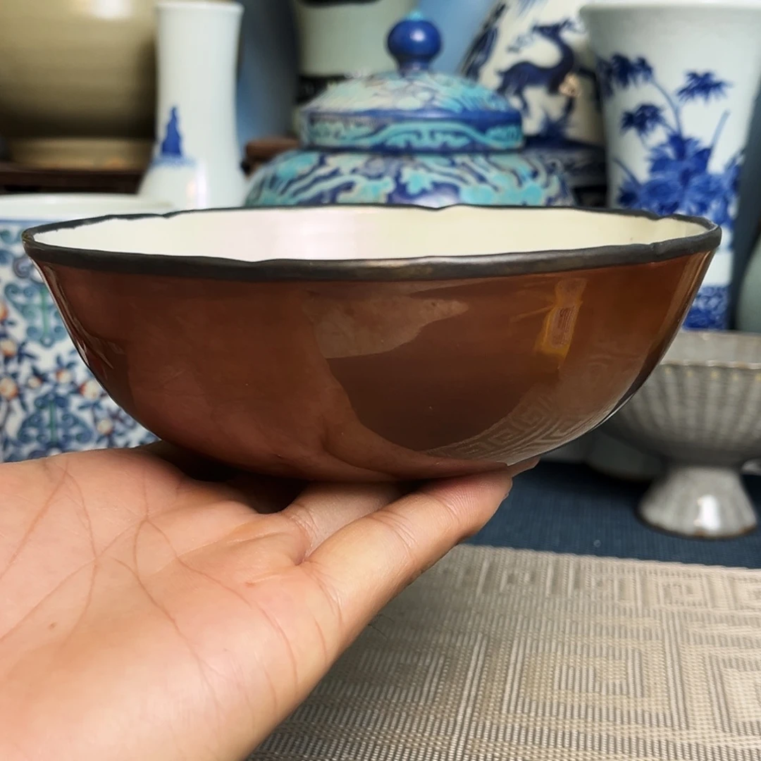 摆件景德镇白釉碗
