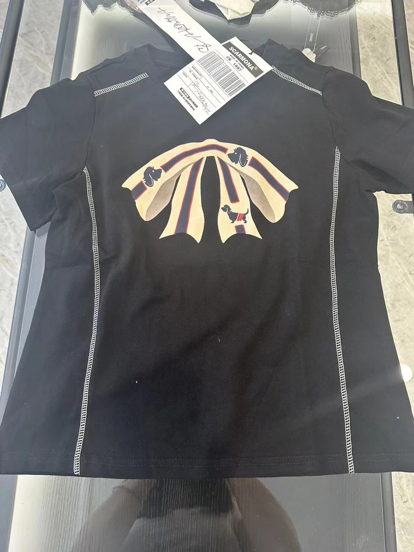 【cici专属】RX0431小众显瘦网红外穿设计感薄款少女夏季T恤