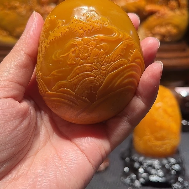 晓***义寿山石寿山石雕刻工艺品