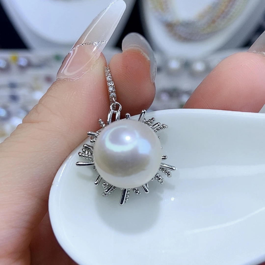 颈饰合金淡水珍珠
