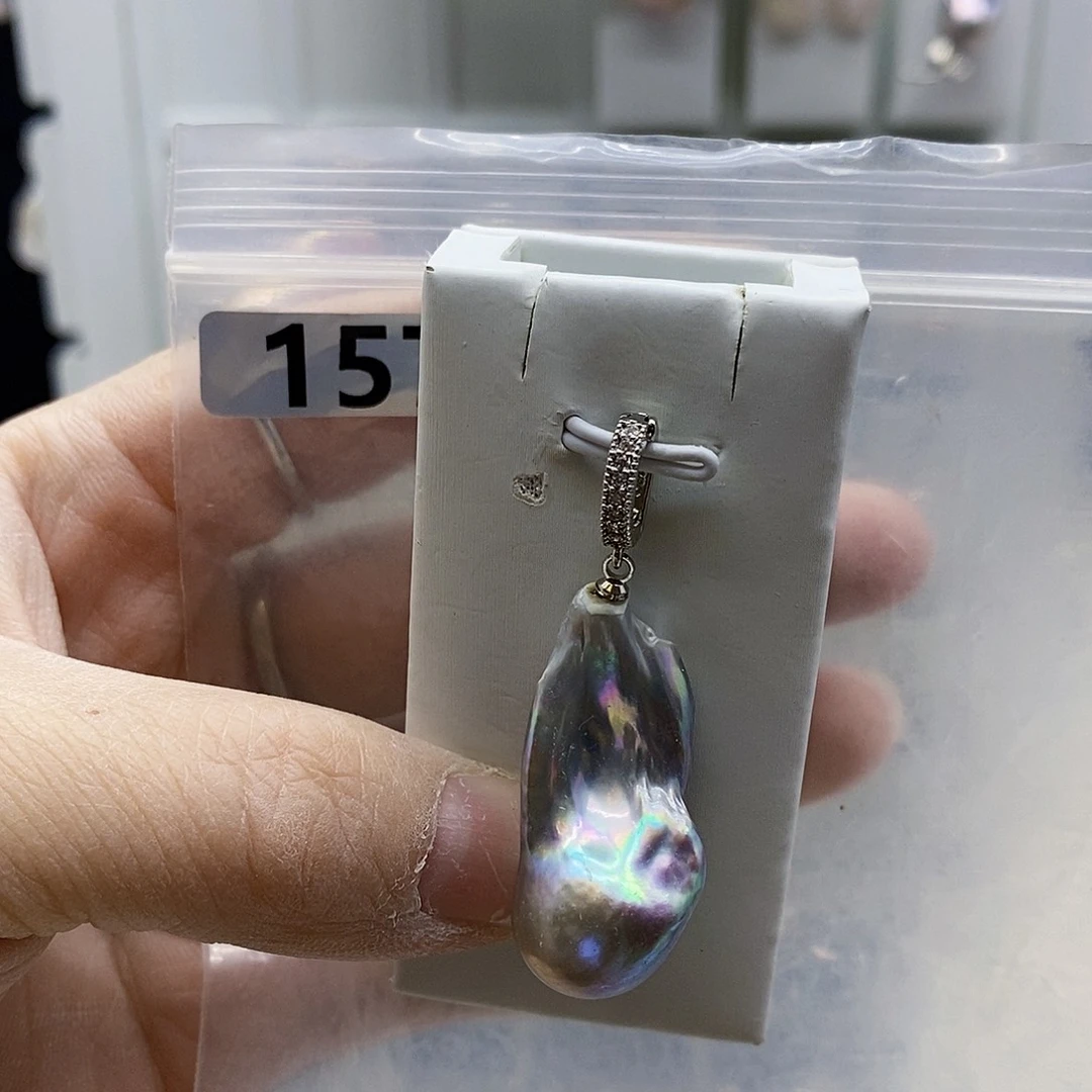 颈饰合金淡水珍珠