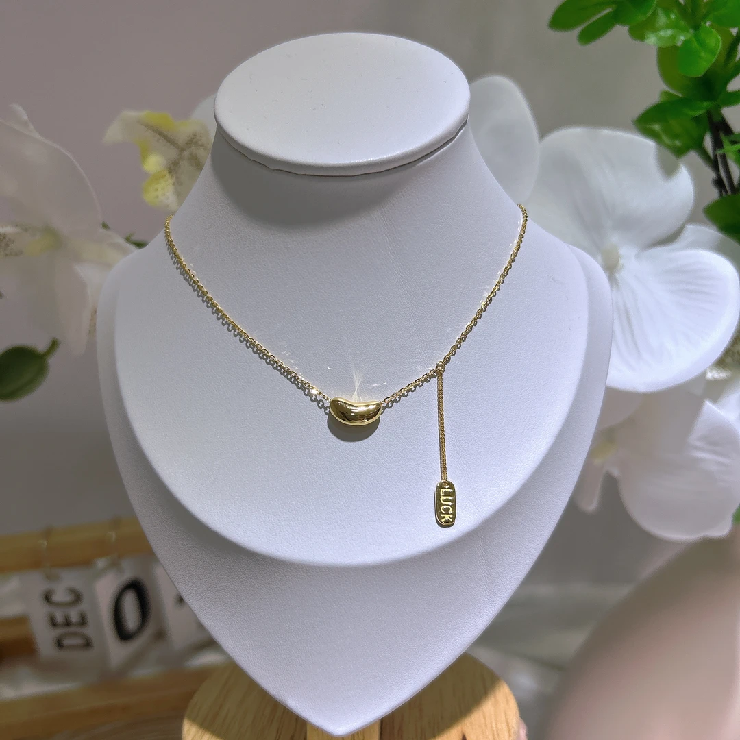 5G工艺足金999相思豆幸运流苏套链