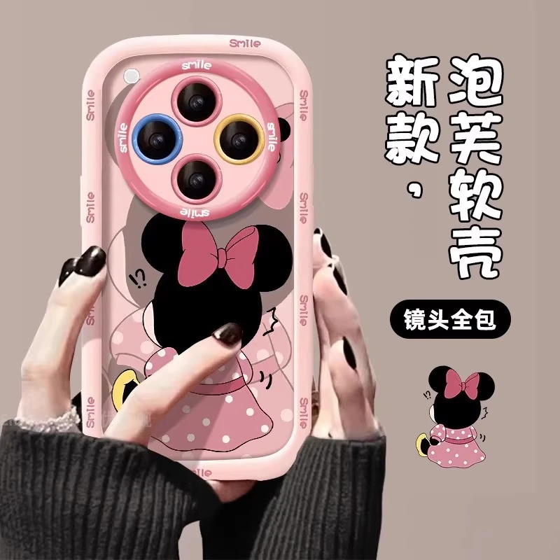 适用oppofindx9Pro手机壳背影米妮findx8ultra可爱卡通x8s小众x7