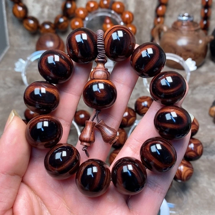 黄花梨/降香黄檀紫油梨成品加工手串