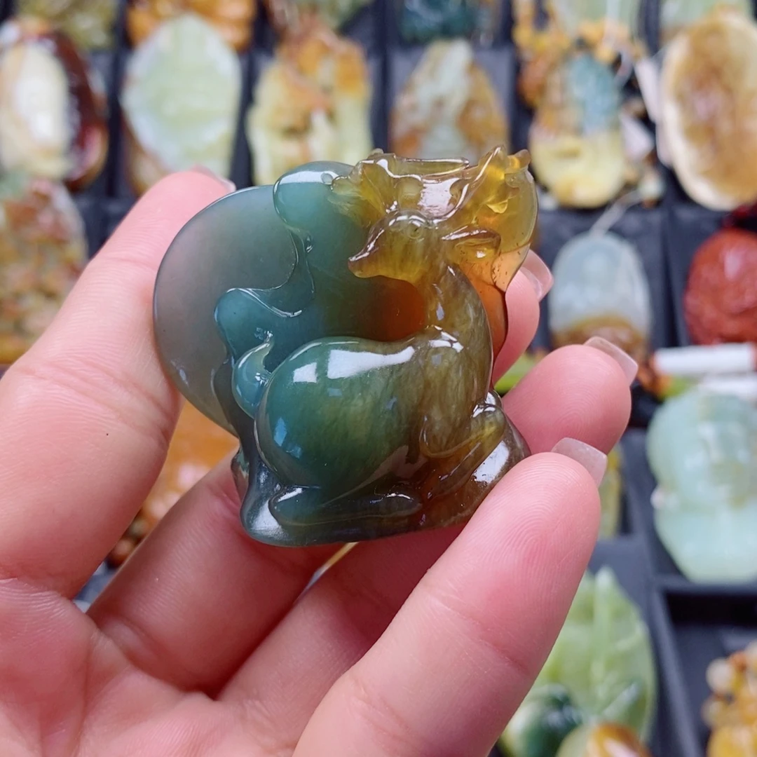 未镶嵌蛇纹石玉颈饰