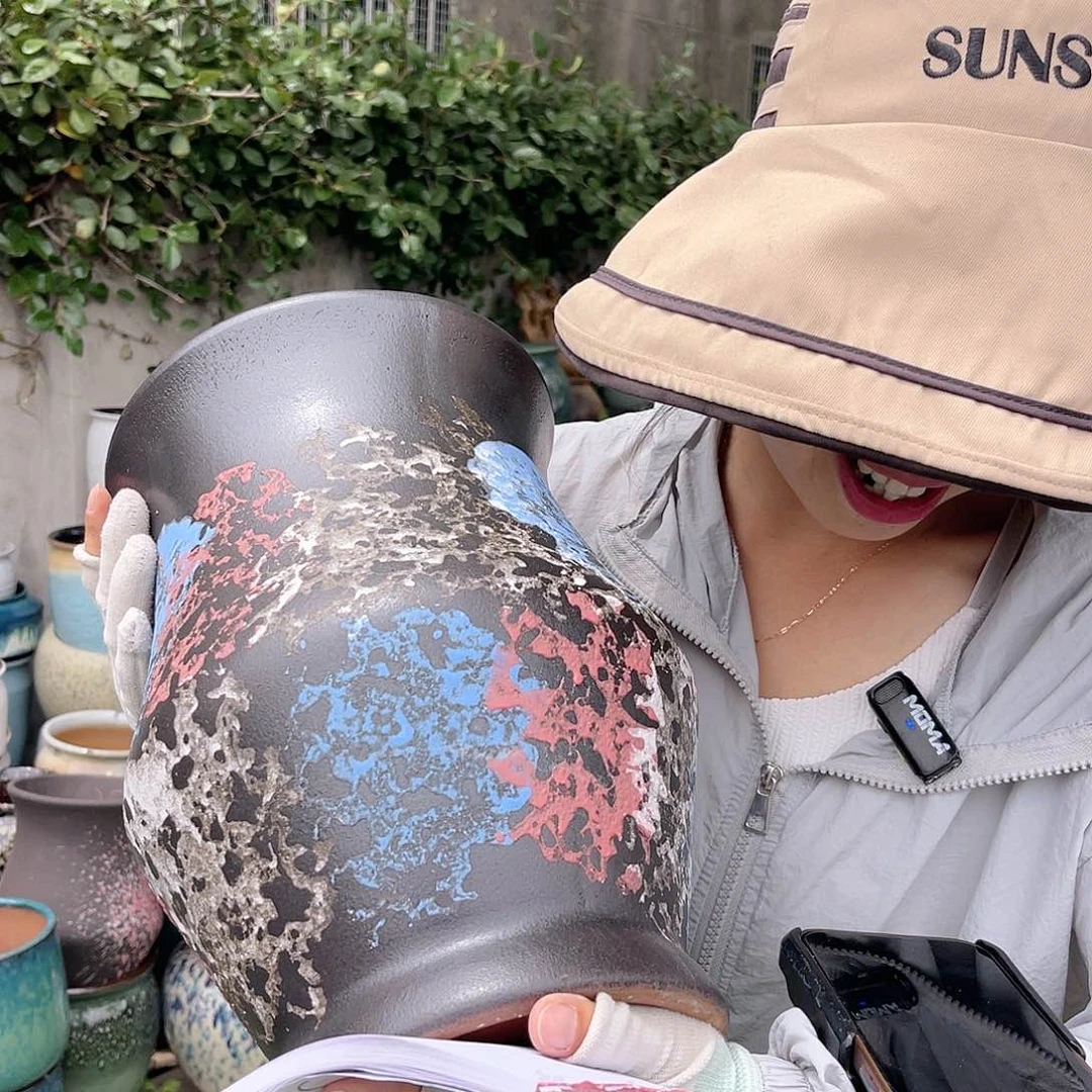 紫砂花盆王嫂花盆直播0513-高30口20  466