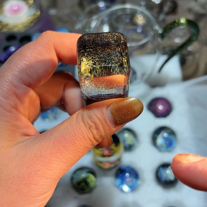 玻璃茶器星空盖置方