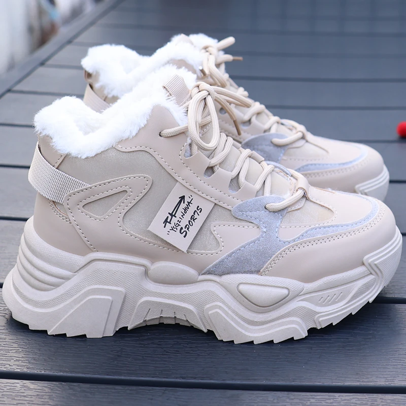 40码一一一（断码清货）——冬季加绒保暖运动鞋学生平底高帮棉鞋