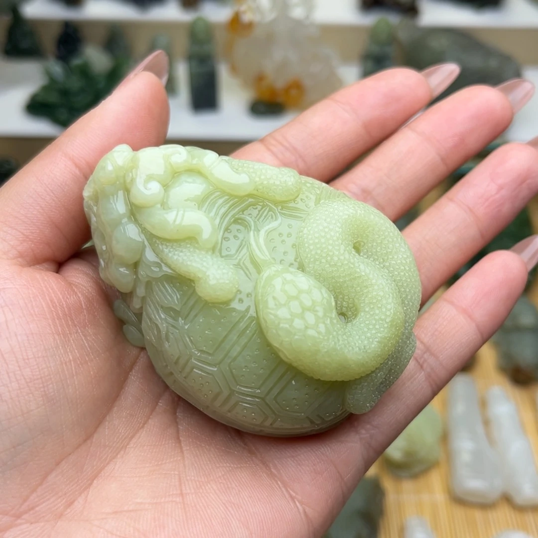 和田玉颈饰未镶嵌五**空