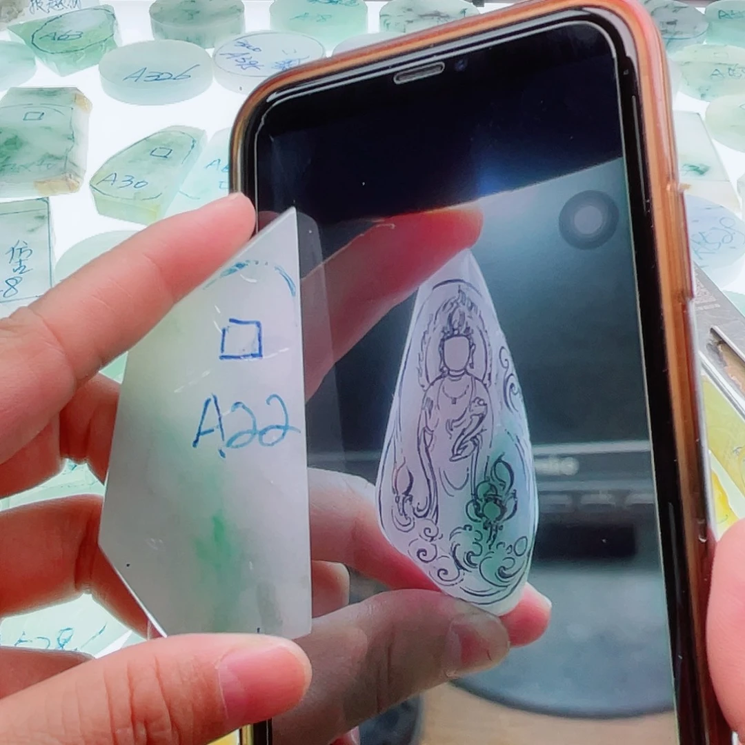 定制翡翠未镶嵌天然缅甸翡翠A货