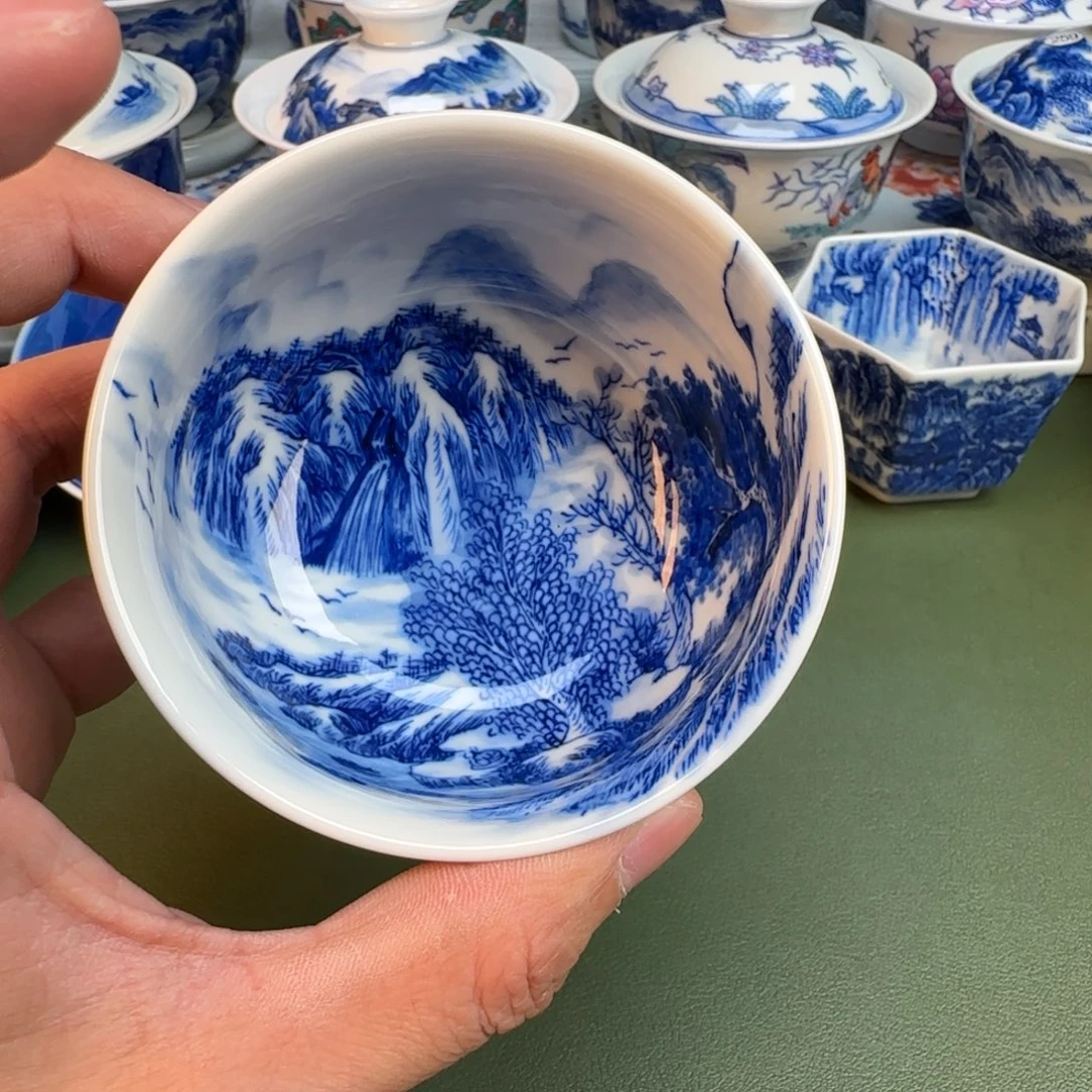 陶纯手工纯手绘茶具335