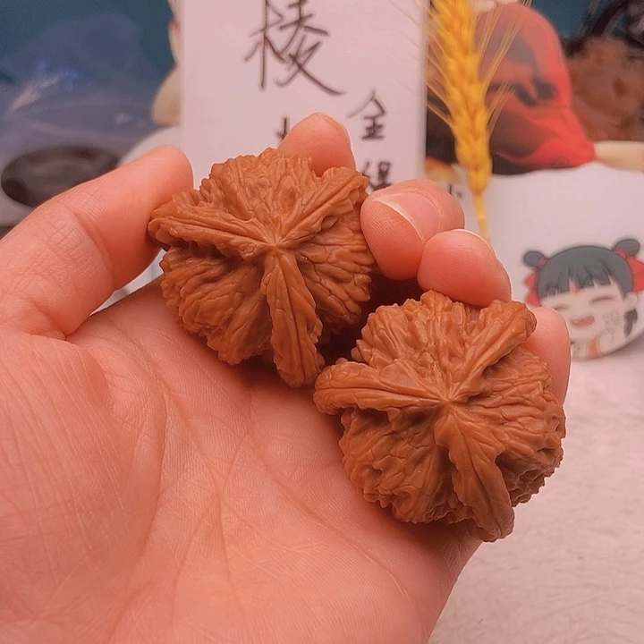 吊坠文玩核桃木*三棱