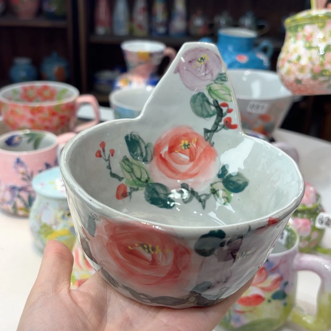 景德镇手绘高温釉下彩陶瓷茶具