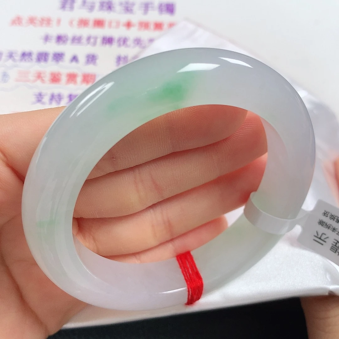 未镶嵌手镯翡翠小宽胎①④①⭐⭐⭐⭐⭐强推高货瑕疵漏